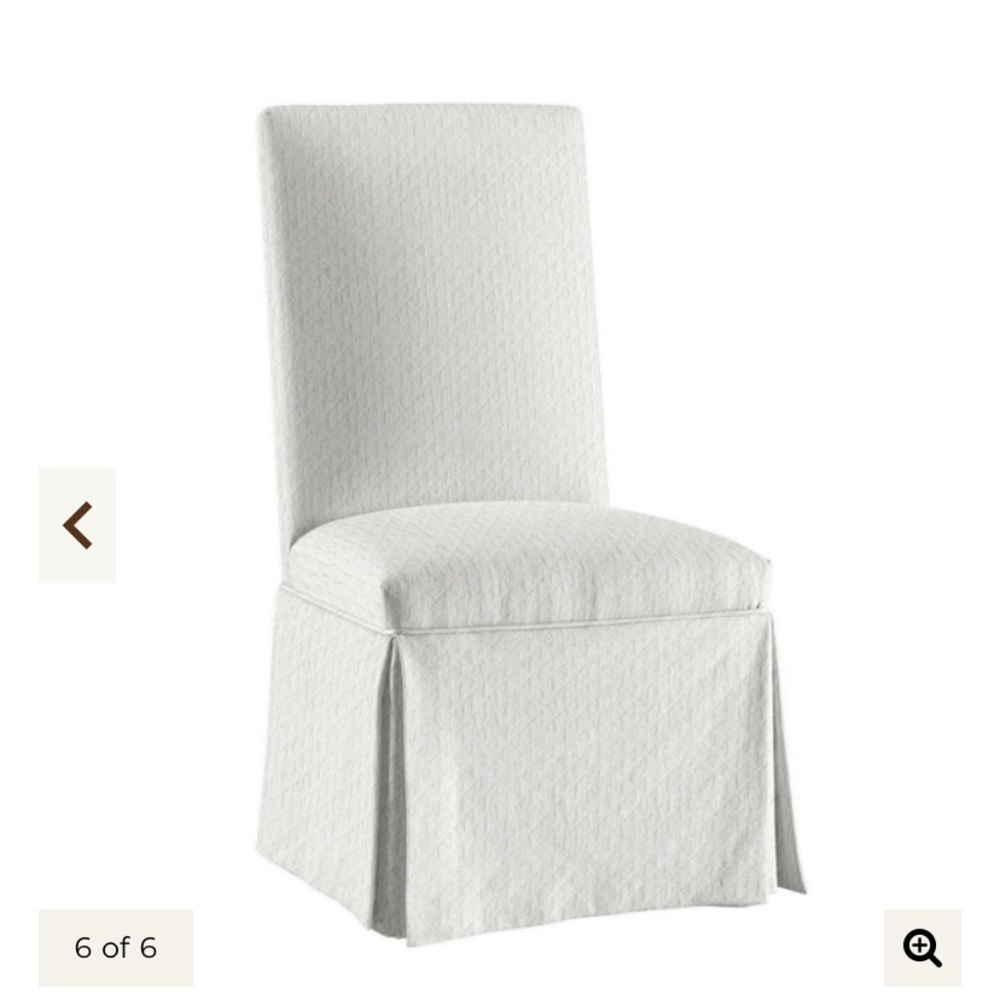 Ballard Design slipcover for parsons chair